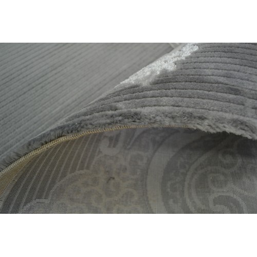 Χαλιά ανάγλυφα της σειράς Zurich Σκούρο Γκρι (Grey) 240x300cm 03721A-1-240