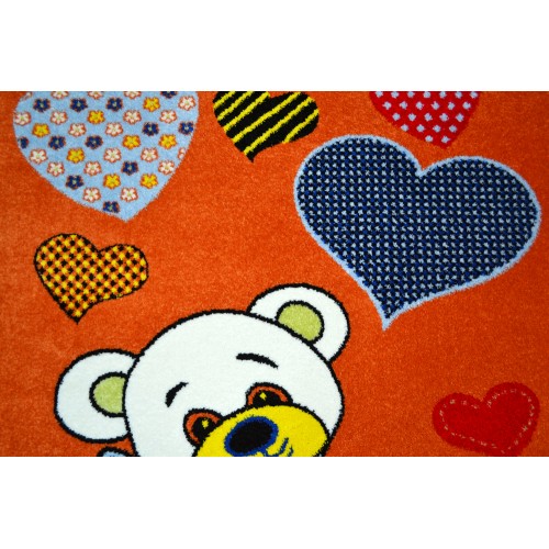 Χαλί Παιδικό γλυκό Αρκουδάκι στα σύννεφα  C357-2 Orange Friese 175x220cm