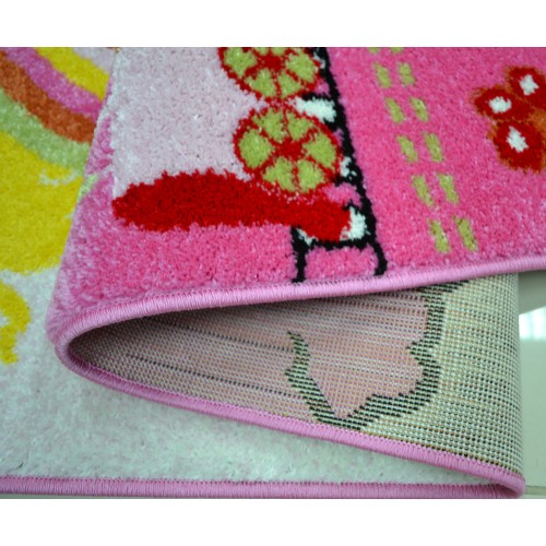 Χαλί Παιδικό Τρενάκι C371-3 Pink-Cream Friese 200x250cm