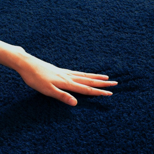 Χαλιά Velvet Soft Touch Shaggy 150x190cm Dark Blue A01820-7-150