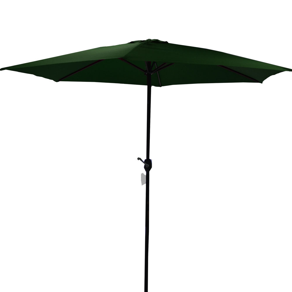 Ομπρέλα Ø300cm κήπου διαιρούμενη με μανιβέλα Πράσινη  (GJRA030-4)
